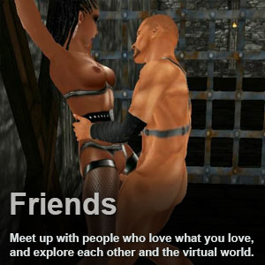 BDSM sex and free sex games are in this adult virtual world